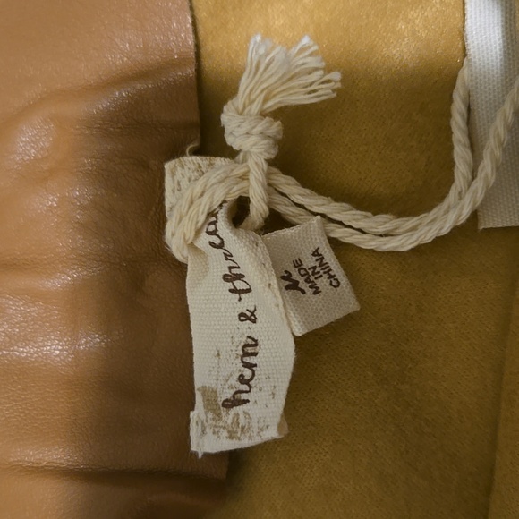 Hem & Thread Pleather Midi Skirt NWT - Picture 5 of 6